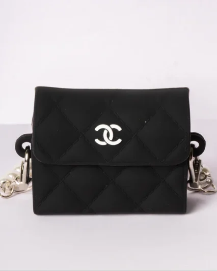 Chanel Black Handbag Silicon Cover
